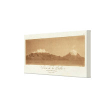 Volcanos from Mexico City Stretched Canvas Prints