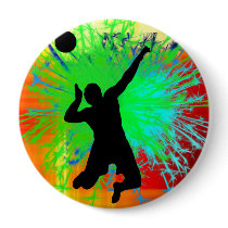 Volley Ball Service Fireworks
