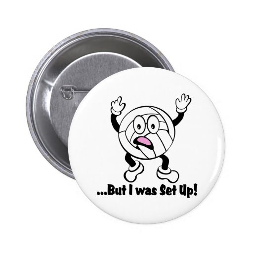 Volley Dude Pinback Buttons