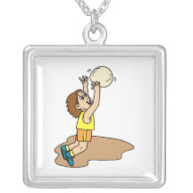 Volleyball Boy Fun Custom Jewelry