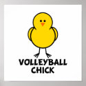 Volleyball Chick posters