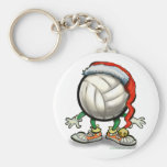 Volleyball Christmas Key Chains