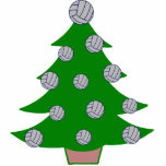 Volleyball Christmas Tree photo sculptures