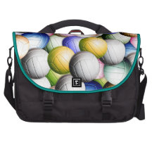 Volleyball Collage Laptop Commuter Bag