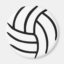 Volleyball Fridge Magnet