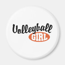 Volleyball Girl Fridge Magnet