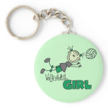 Volleyball Girl Tshirts and Gifts keychains