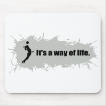 Volleyball is a Way of Life (Female) Mouse Mat