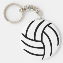 Volleyball Keychain