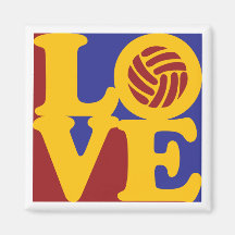 Volleyball Love Magnets