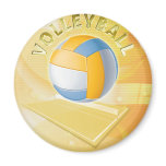 Volleyball magnets