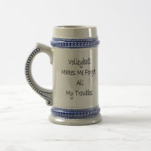 Volleyball Makes Me Forget All My Troubles Mugs