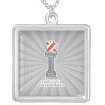 volleyball on a pedestal jewelry
