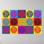 Volleyball Pop Art Print