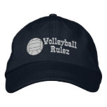 Volleyball Rulez Embroidered Hat embroidered hats