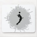 Volleyball Scribble Style (Female) mousepads