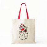 Volleyball Sock Monkey Canvas Bags