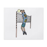 volleyball spike mens volley cartoon graphic flyers