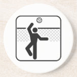 Volleyball Symbol Coaster