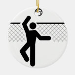 Volleyball Symbol Ornament