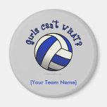 Volleyball Team Gifts - Blue Magnet