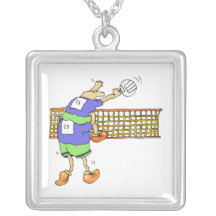 Volleyball team pendant