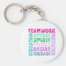 VolleyChick's Teamwork Keychain