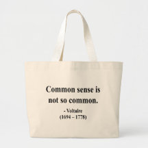 Voltaire Quote 3a Canvas Bag