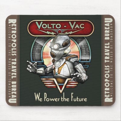 Volto-Vac Mouse Pad by Retropolis_Travel