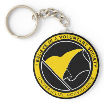 Voluntaryist AnCap Keychain
