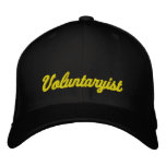 Voluntaryist embroidered hats