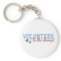 Volunteer Be The Change Key Chains