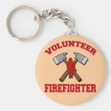 VOLUNTEER FIREFIGHTER KEYCHAINS