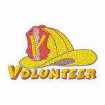 Volunteer Firefighter Logo Embroidered Hoody