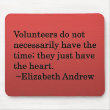 Volunteer Heart Mouse Mat