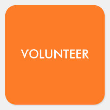 VOLUNTEER STICKERS