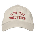 Volunteer Your Cause Embroidered Hat embroidered hats