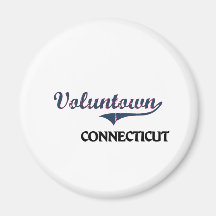 Voluntown Connecticut City Classic Magnet