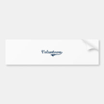 Voluntown Connecticut Classic Design Bumper Sticker