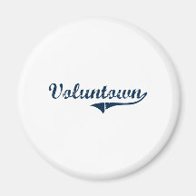Voluntown Connecticut Classic Design Magnets