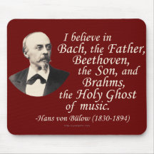 Von Bülow's "Holy Trinity" Mouse Mats