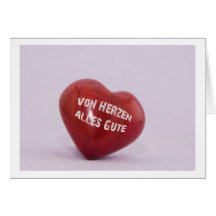 von Herzen alles Gute Grußkarten