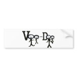 voo Doo bumper stickers
