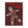 Voodoo Doll Valentine Recipe Postcard