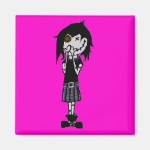 VooDoo Dollies "Rascal Deviltry" Fridge Magnet