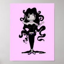 VooDoo Dollies "Raven Beauty" Posters