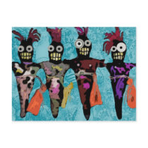Voodoo Dolls Postcard