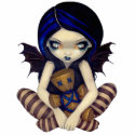 Voodoo In Blue gothic fairy photo sculpture photo sculptures