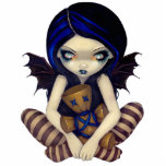 Voodoo In Blue gothic fairy photo sculpture photo sculptures