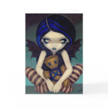 "Voodoo in Blue" Greeting Card
